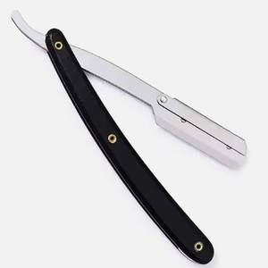 Maquinilla de afeitar recta de alto grado, cuchillas de afeitar de un solo borde, mango de madera ligero, maquinilla de afeitar de garganta cortada para peluquero - Product Image 1