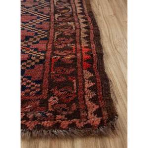 Alfombra Kiaan de Lana Grande, Modelo Pae-4818, Rojo Naranja, Anudada a Mano, Geométrica Abstracta, para Entrada, Pasillo, Rectangular, 9x12 Pulgadas - Product Image 4