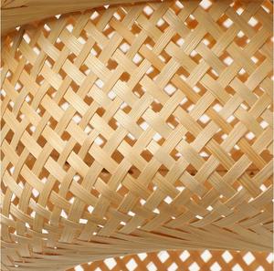 Modern <b>Bamboo</b> Pendant <b>Light</b> with round Woven Lampshade Traditional Victorian Boho Wicker Lighting Rattan Material from Vietnam - Product Image 5