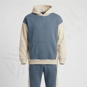 Hot Selling Men Workout Tracksuit Pullover <b>Hoodie</b> Jogger Sweat Suit <b>Running</b> Set Breathable Tech Fleece Athletic Gym Apparel - Product Image 1