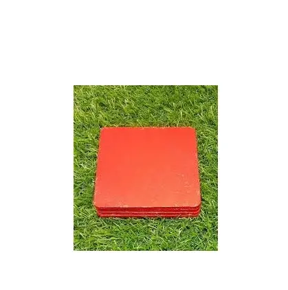 Mewah Hard Board Kosong MDF Coaster dan MDF Warna Merah Sublimasi Table Mat dan Tatakan Gelas Tatakan Mudah Dibersihkan Menggunakan
