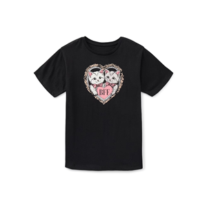 Camisetas Casuales Estampadas para Niñas, Temporada de Verano, Diseño Personalizado, Cuello Redondo, 100% Algodón, Ecológicas y Transpirables - Product Image 4