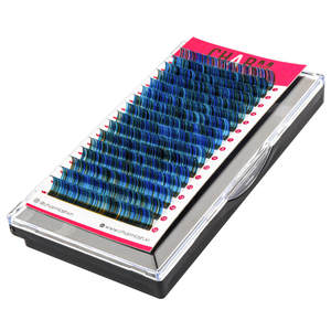 Cils individuels CharmLash de haute qualité, couleur naturelle BC, longueur mixte, couleur pastel naturelle, 28 rangées, plateau en bande - Product Image 2