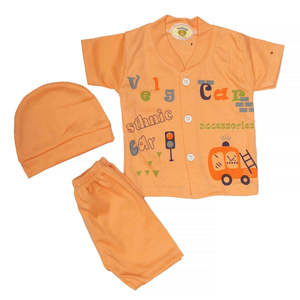 Trajes de 3 piezas para recién nacidos - Color melocotón - Product Image 4