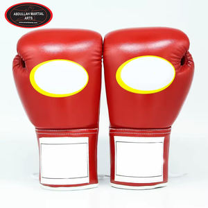 Diseño personalizado Fitness superventas más nuevo Pu cuero entrenamiento de lucha con cordones guantes de boxeo por ABDULLAH artes marciales - Product Image 3