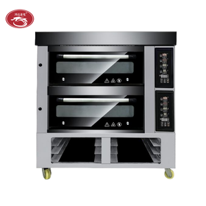 เชิงพาณิชย์3ชั้น6ถาดเตาอบไฟฟ้าอุปกรณ์เบเกอรี่ที่ขับเคลื่อนด้วยแก๊สพร้อมการควบคุมแบบดิจิตอลสำหรับใช้ในร้านอาหาร - Product Image 3