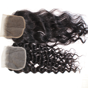 Descubre nuestro cierre cabello humano mojado y ondulado-Cabello real 100% que se transforma con el agua, ofreciendo un aspecto suave y natural - Product Image 4