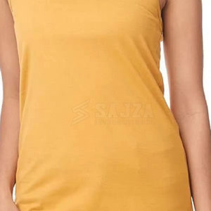 Camiseta sin mangas informal para mujer con tela elástica Diseño ligero y cómodo Perfecto para el verano Camiseta sin mangas para uso diario - Product Image 5