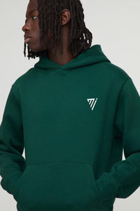 Solid <b>Green</b> Custom Embroidered Designs Oversized <b>Men's</b> Winter Printed <b>Hoodie</b> Breathable 100% Cotton Heavy Quality <b>Hoodie</b> - Product Image 3