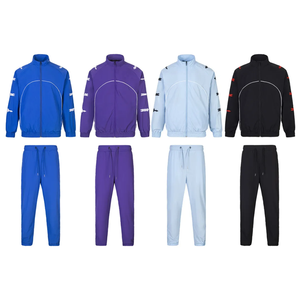 Ensemble survêtement d'hiver personnalisé à capuche, streetwear, broderie, sweat-shirt coupe-vent, pantalon/short en polyester/coton pour homme - Product Image 3