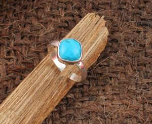 Vente en gros de bague en argent sterling 925 turquoise naturelle faite à la main en filigrane de bohème design de mariage bijoux de mode unisexe - Product Image 1