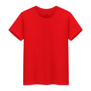 T-shirt col rond, T-shirt ample en coton à petites épaules, haut à manches cinq quarts base homme et femme - Product Image 4