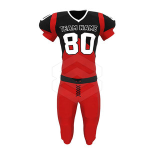Nouvelle conception, logo personnalisé, uniforme de football américain 2025, sur mesure, best-seller, manches courtes, 100% polyester, Pakistan - Product Image 4