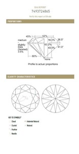 เพชรเม็ดกลมโตที่ผ่านการรับรองคุณภาพสำหรับแหวนหมั้นและเครื่องประดับตามสั่ง - Product Image 2