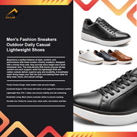 Chaussures de course décontractées pour hommes, style streetwear, légères, doublure en cuir véritable, respirantes, durables, confortables pour l'extérieur, automne-printemps