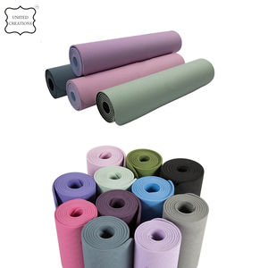Sinh Thái Thân Thiện Tự Nhiên Chuyên Nghiệp Thân Thiện Với Môi Không Trượt Thiết Kế Tập Thể Dục Màu Xanh Màu Hồng Màu Đỏ Màu Xanh Lá Cây Lớn PU Mô Hình Yoga Mat - Product Image 6