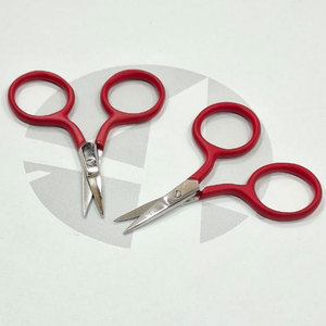Tijeras de Bordado, Tijeras para Coser, Tijeras para Hilos, Acero Inoxidable, Cuchillas Afiladas con Tapa de Seguridad, Mango Rojo, 2.5 Pulgadas, Todos los Colores - Product Image 2