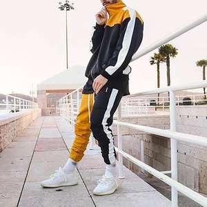 Impresionante chándal logotipo personalizado básico polar sudaderas con capucha y pantalones de chándal conjunto hombres Jogger conjunto al por mayor chándal ropa deportiva - Product Image 6