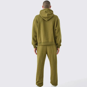 Survêtements de sport pour homme, ensemble 2 pièces de jogging personnalisé pour le printemps et l'été, sweats à capuche pour hommes, survêtement de gymnastique - Product Image 3