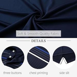 T-shirt polo de haute qualité pour hommes, design personnalisé, tissu tricoté ajusté en gros - Product Image 3