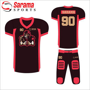 Camiseta de fútbol americano Uniforme Uniformes de fútbol americano Sublimación completa Sublimación americana, - Product Image 1