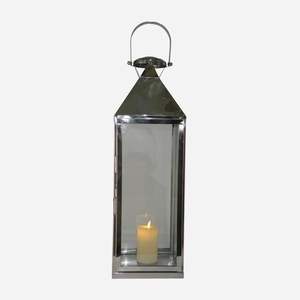 Handcrafted Tall Stainless Steel <b>Lantern</b> Perfect For <b>Indoor</b> And Outdoor Decoration Providing Warm <b>Lighting</b> During Evenings - Product Image 2