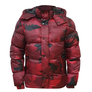 Haute qualité hommes hiver coupe-vent imperméable respirant doudoune décontracté col entonnoir couleur bloc caractéristiques Polyester rempli - Product Image 1