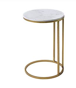 Table basse en fer moderne doré brillant exportateur en gros fournisseur de conception réglable personnalisé Inde - Product Image 3