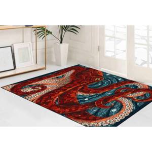 Alfombra con Diseño de Pulpo: Alfombra Antideslizante, Alfombra Estampada, Alfombra de Chenilla - Product Image 4