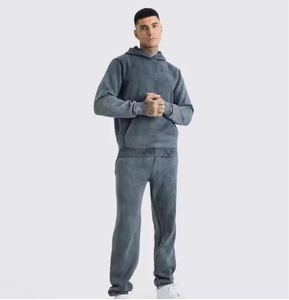 2025, venta al por mayor, Diseña tu propio chándal de lavado ácido, más vendido, chándal de lavado ácido personalizado para hombres, servicio OEM personalizado - Product Image 2