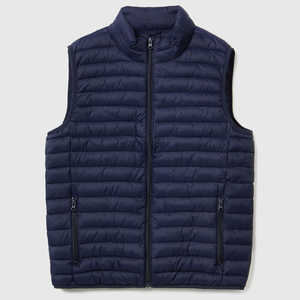 Customized Stand Collar Denim Jacket Breathable High Quality OEM Design Cotton <b>Winter</b> for Men Front - Product Image 1