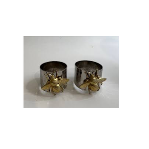 Soporte de anillo de servilleta de aluminio de servilleteros de tejido de mesa en forma de servilleteros con producto de venta - Product Image 2