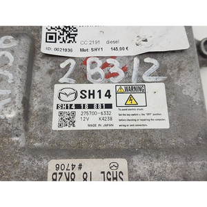 ECU de Motor CENTRALINE para MAZDA 6 Serie 3 Sedán SH1418881 SHY1 diésel 2191 (12>) - Product Image 5
