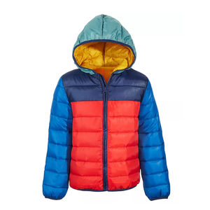 Chaquetas acolchadas multicolores para hombre, chaqueta acolchada con cremallera a la moda, chaqueta de invierno para hombre con relleno de algodón - Product Image 1