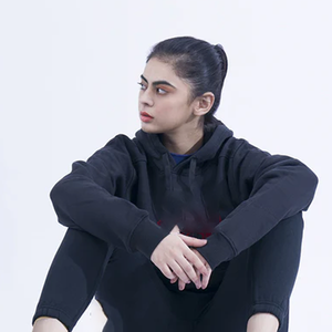 Unisex Oversized <b>Black</b> Hoodie Heavyweight <b>Fleece</b> Pullover with Kangaroo Pocket & Drawstring Hood Style Streetwear By Ako - Product Image 3