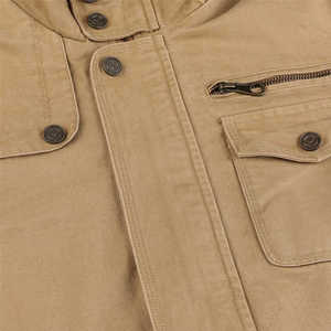 Nouveautés Dernières tendances Mode décontractée Confortable Manches longues Veste en jean pour hommes Vente en gros Vestes en jean personnalisées avec logo pour hommes - Product Image 5