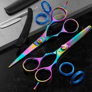 Vente en gros de ciseaux à cheveux professionnels en acier inoxydable avec tranchant rasoir Outil de beauté pour usage personnel Offre Spéciale - Product Image 4