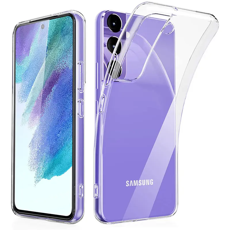 เคสซิลิโคนนิ่มแบบบางสำหรับ Samsung Galaxy,เคสหลัง TPU ใสเป็นพิเศษ S22 S21 S20 S10 Fe S9 Plus S8 Note20