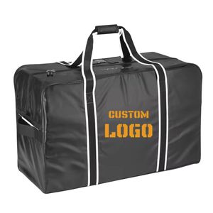 Matte Vinyl Customized Large Capacity Ice Hockey Duffel Bag Weekender <b>Style</b> Carry-on Equipment PVC Coated for Players - Product Image 1