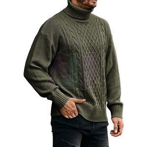 Suéteres Transpirables para Hombre con Logotipo Frontal - Diseño de Punto Suave y Cómodo para Invierno y Clima Fresco, Uso Casual/Diario - Product Image 2