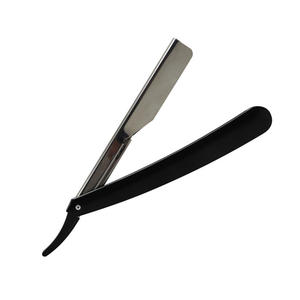 Rasoirs pour hommes à lame coupante avec manche en bois, rasoirs en acier pour salons de barbier et usage domestique - Product Image 1