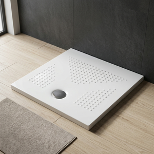 ถาดรองอาบน้ำเซรามิกกันลื่น DENVER 3CM บาง 90X90 ซม. ประเภทสินค้า อ่างล้างหน้า - Product Image 2