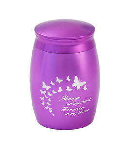 High Quality Luxury Modern Style Stainless Steel Eco-Friendly Cremation <b>Urns</b> <b>for</b> Pet <b>Ashes</b> Storage Wholesale - Product Image 4