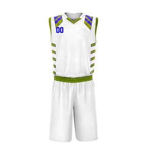 Ensemble d'uniformes de basket-ball unisexe grande taille, best-seller, été, haute qualité, impression par sublimation, respirant, séchage rapide, personnalisé - Product Image 4