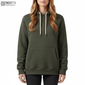 Sweat à capuche unisexe en molleton 100 % coton épais, coupe oversize, avec poche, respirant, séchage rapide, option logo personnalisé, grandes tailles pour hommes - Product Image 1