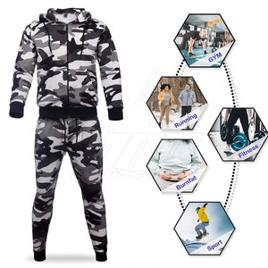 Qualité supérieure en gros hommes survêtements 2025 pas cher prix camouflage impression hommes survêtements à vendre - Product Image 3