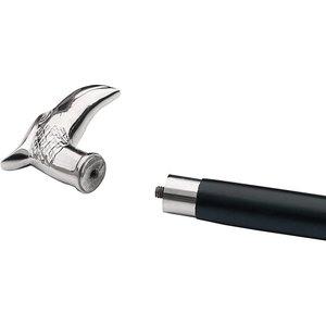 Bastón de madera marrón con cabeza de águila de calidad superior con mango de latón, bastón Derby plegable para hombres y mujeres, actividad al aire libre, senderismo - Product Image 2