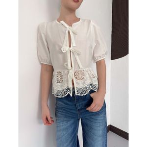 เสื้อปักลายผูกด้านหน้า - [object Object] - Product Image 4