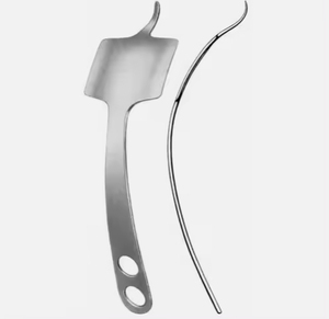 Levier d'os HOHMANN en acier allemand courbé 90 degrés 230 mm 9 "Tip Sharp Width 3 mm Jaw Width 43 mm Hohmann Bone Elevator - Product Image 4