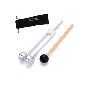 Diapasón de 528 Hz médico con mazo de martillo de percusión Taylor, diapasones de aleación de aluminio no magnéticos - Product Image 2